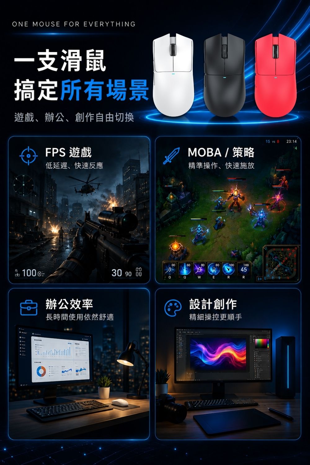 Attack Shark X11 三模輕量無線滑鼠